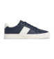 Hackett London Baskets en cuir bleu Blake Mix