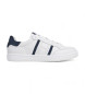 Hackett London Bond Sport Leren Sneakers wit