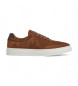 Hackett London Zapatillas de Piel Hackney Earth marrón