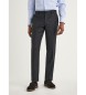 Hackett London Plain Wool Suit Trousers grey