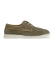 Hackett London Scarpe in pelle Martin Boat marroni