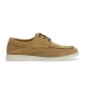 Hackett London Scarpe in pelle marrone Martin Boat