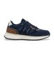 Hackett London Zapatillas de Piel Otto Run marino