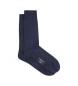 Hackett London Marinefarbene Socken mit Polkadot