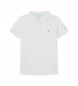 Hackett London Polo bomull vit