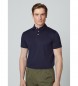 Hackett London Navy Pima cotton polo shirt
