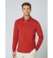 Hackett London Rugby red polo shirt