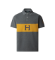 Hackett London Crest grijs poloshirt
