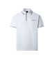 Hackett London Polo med hvid stolpelukning