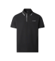 Hackett London Poloshirt med stolpelukning, sort