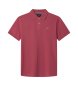 Hackett London Slim fit poloshirt roze