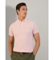 Hackett London Slim fit poloshirt i pink