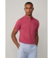 Hackett London Slim fit polotröja rosa