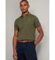 Hackett London Mørkegrøn slim fit poloshirt