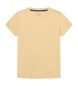 Hackett London T-shirt Small Logo żółty
