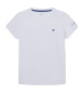 Hackett London T-shirt com logótipo pequeno branco