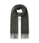 Hackett London Solid Patch Scarf grå
