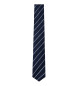 Hackett London Corbata Solid Stripe Marino