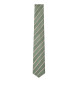 Hackett London Cravate à rayures unies verte