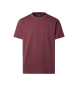 Hackett London T-shirt Ss Logo bordowy