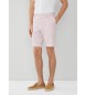 Hackett London Bermuda kratke hlače Stripe pink