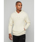 Hackett London Aston Marin Hoodie blanc cassé