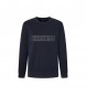 Hackett London Sweatshirt Essential azul-marinho