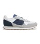 Hackett London Telfor Match Leather Sneakers branco, cinzento