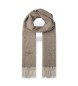 Hackett London Beige Twill-scarf
