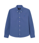 Hackett London Washed Oxford shirt blue