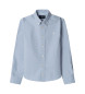 Hackett London Camicia Oxford lavata blu