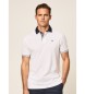 Hackett London Polo Woven Collar White