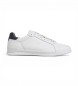 Hackett London Brando Breaker Leather Sneakers white