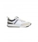 Hackett London Sneaker abbinate in pelle bianca