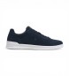 Hackett London Brando Soft Leather Sneakers navy