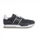Hackett London Keston Symbol Leather Sneakers grey
