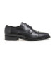 Hackett London Jason Leren Schoenen zwart