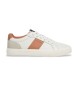 Hackett London Blake Handle Leather Sneakers white