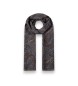 Hackett London Écharpe Mad Paisley marron