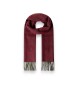Hackett London Twill Wool Cash sjaal rood