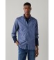 Hackett London Essential Dyed blue shirt