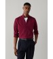 Hackett London Burgundy Essential Dyed Shirt