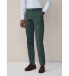 Hackett London Canvas cargo broek groen