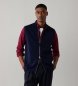 Hackett London Colete de malha Milano azul-marinho