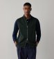 Hackett London Colete de malha Milano verde