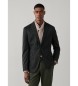 Hackett London Giacca Performance in flanella verde scuro