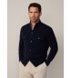 Hackett London Giacca sul petto blu scuro