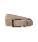 Hackett London Skärp i skinn Edge beige