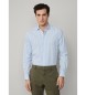 Hackett London Stadt Bengalen blaues Hemd