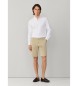 Hackett London Sanderson fit tailored beige chino bermuda 